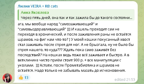 Скриншот отзыва 4